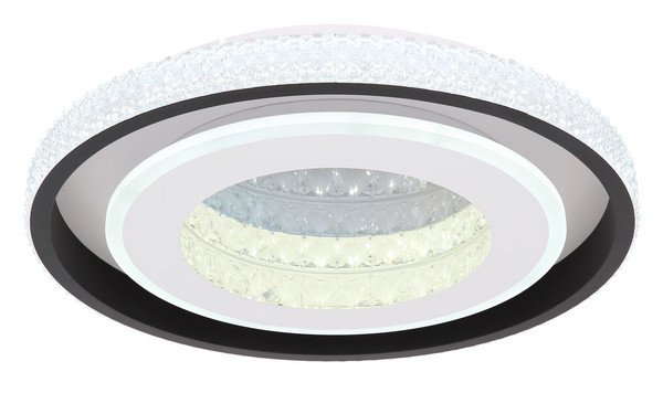 Globo Lucky LED Deckenleuchte 52W CCT Weiß, Metall Fernbedienung Nachtlicht Memoryfunktion Ø50cm 41290-52