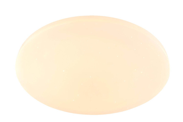 Globo LED Deckenleuchte Sajama I 30W dimmbar Fernbedienung CCT warm-/tageslichtweiss Weiß sparkle Metall Ø54cm