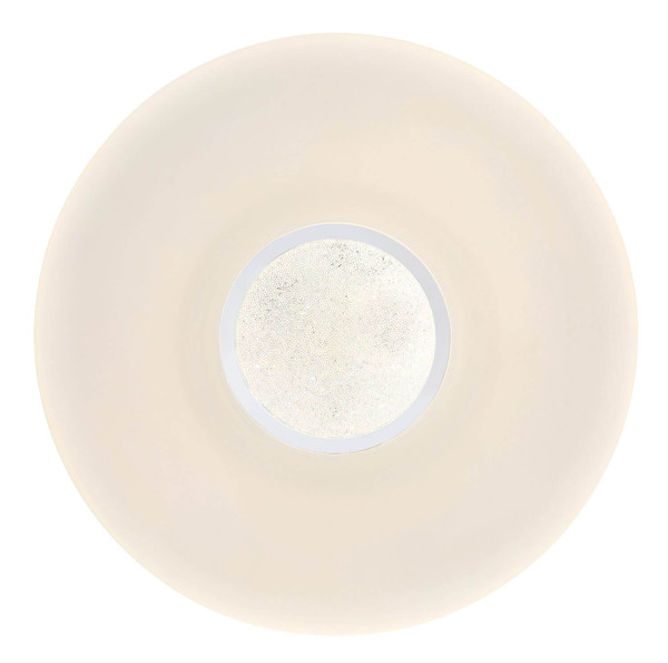 Globo LED Deckenleuchte Sully 24W dimmbar Fernbedienung CCT warm-/tageslichtweiss Weiß Metall Ø41cm