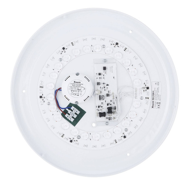 Globo LED Deckenleuchte Sully 24W dimmbar Fernbedienung CCT warm-/tageslichtweiss Weiß Metall Ø41cm