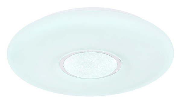Globo LED Deckenleuchte Sully 24W dimmbar Fernbedienung CCT warm-/tageslichtweiss Weiß Metall Ø41cm