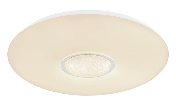 Globo Sully LED Deckenleuchte 40W CCT Weiß, Metall Fernbedienung Nachtlicht Memoryfunktion Ø48,5cm 41367-40DS