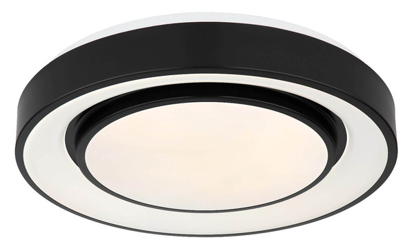 Globo LED Deckenleuchte Sully 24W dimmbar Fernbedienung CCT warm-/tageslichtweiss Schwarz Metall Ø38cm