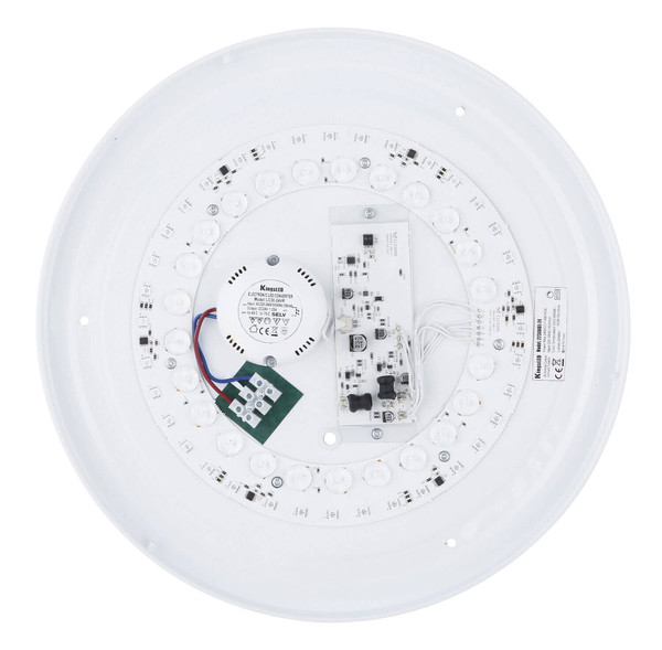 Globo LED Deckenleuchte Sully 24W dimmbar Fernbedienung CCT warm-/tageslichtweiss Schwarz Metall Ø38cm