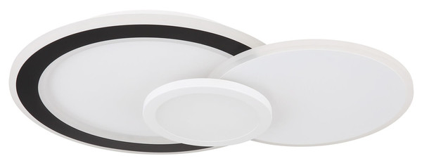 Globo Gisell LED Deckenleuchte 40W CCT Weiß Matt, Metall Fernbedienung Memoryfunktion 8,5cm 41394-40