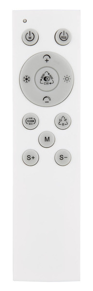 Globo Gisell LED Deckenleuchte 40W CCT Weiß Matt, Metall Fernbedienung Memoryfunktion 8,5cm 41394-40