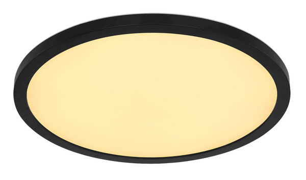 Globo LED Deckenleuchte Sapana 18W dimmbar Fernbedienung IP44 CCT warm-/tageslichtweiss Schwarz Ø29cm
