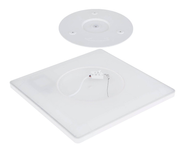Globo LED Deckenleuchte Sapana 24W IP44 warmweiss Weiß 42x42cm