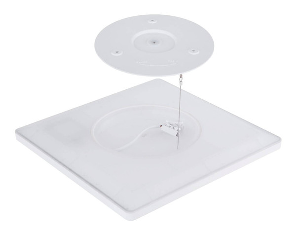 Globo LED Deckenleuchte Sapana 24W IP44 warmweiss Weiß 42x42cm