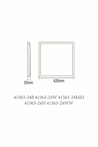 Globo LED Deckenleuchte Sapana 24W IP44 warmweiss Weiß 42x42cm