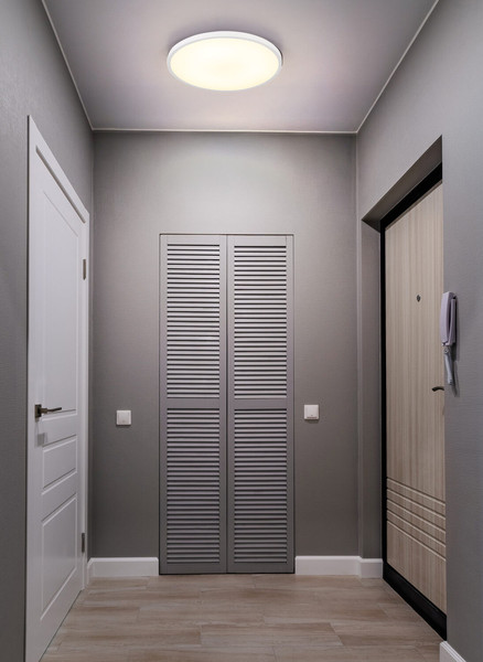 Globo Nielsen LED Deckenleuchte 20W Neutralweiß Weiß Matt Ø30cm 41566-20W