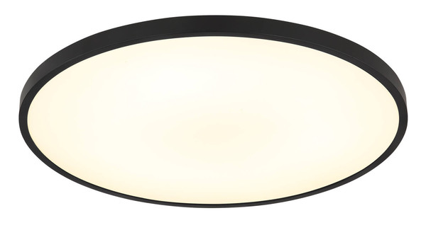 Globo Nielsen LED Deckenleuchte 32W Neutralweiß Schwarz Matt Ø40cm 41566-32S