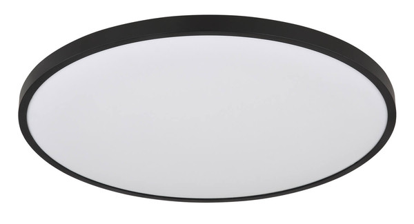 Globo Nielsen LED Deckenleuchte 32W Neutralweiß Schwarz Matt Ø40cm 41566-32S