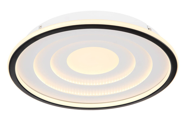 Globo Foppa LED Deckenleuchte 24W Warmweiß Weiß Matt, Metall Ø40cm 41580-24