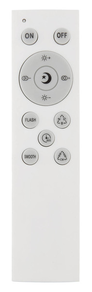 Globo Foppa LED Deckenleuchte 24W CCT Weiß Matt, Metall Fernbedienung Nachtlicht Memoryfunktion Ø40cm 41581-24