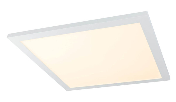 Globo LED Deckenleuchte Rosi 30W warmweiss Weiß Aluminium 45x45cm