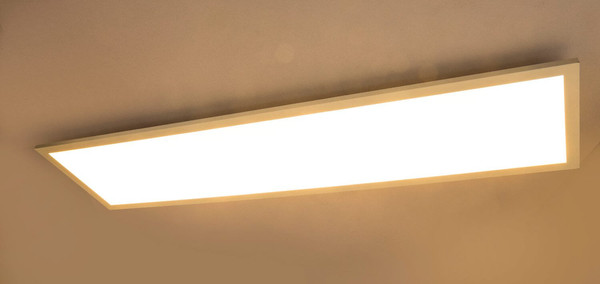 Globo LED Deckenleuchte Rosi 40W warmweiss Weiß Aluminium 80x20cm