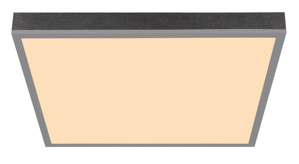 Globo Doro LED Deckenleuchte 24W Warmweiß Silberfarben, Aluminium 6,5cm 416080AD2