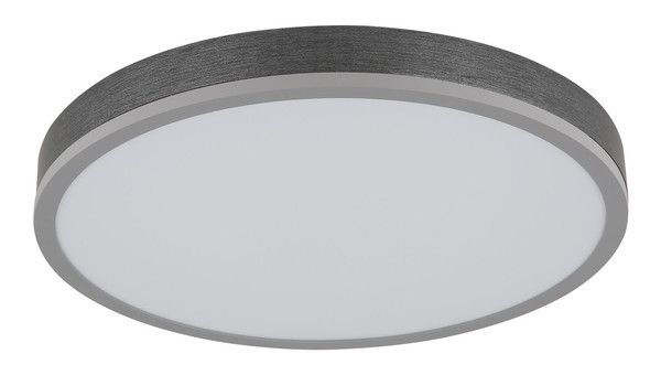 Globo Doro LED Deckenleuchte 24W CCT Silberfarben, Aluminium Fernbedienung Nachtlicht Memoryfunktion Ø45cm 416080AD2R-CCT