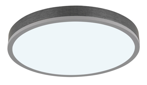 Globo Doro LED Deckenleuchte 24W CCT Silberfarben, Aluminium Fernbedienung Nachtlicht Memoryfunktion Ø45cm 416080AD2R-CCT