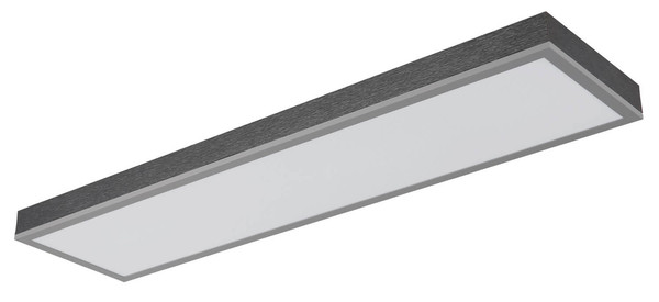 Globo Doro LED Deckenleuchte 24W Warmweiß Silberfarben, Aluminium 6,5cm 416080AD4