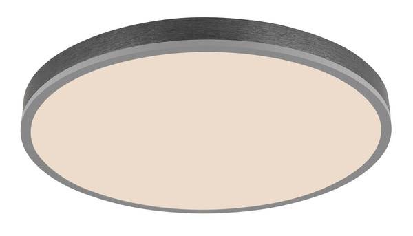 Globo Doro LED Deckenleuchte 40W CCT Silberfarben, Aluminium Fernbedienung Nachtlicht Memoryfunktion Ø60cm 416080AD4R-CCT