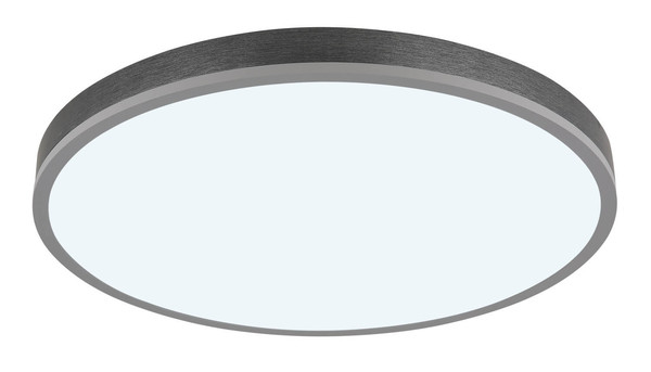 Globo Doro LED Deckenleuchte 40W CCT Silberfarben, Aluminium Fernbedienung Nachtlicht Memoryfunktion Ø60cm 416080AD4R-CCT