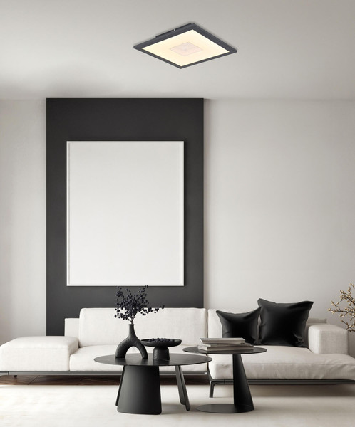 Globo Doro LED Deckenleuchte 12W Warmweiß Weiß Matt, Aluminium Druckguss 6cm 41608T