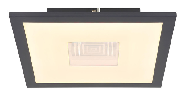 Globo Doro LED Deckenleuchte 12W Warmweiß Weiß Matt, Aluminium Druckguss 6cm 41608T