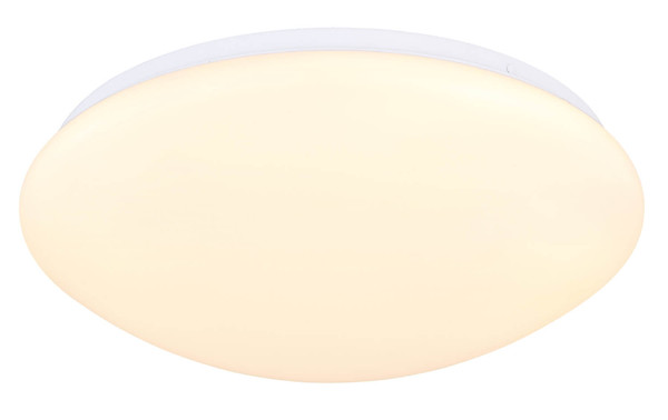 Globo Gwendolin LED Deckenleuchte 18W Warmweiß Weiß, Metall Memoryfunktion Ø38cm 4167-18D