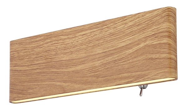 Globo Siegfried LED Wandleuchte 8W Warmweiß Holzoptik, Metall 8cm 41751W-8