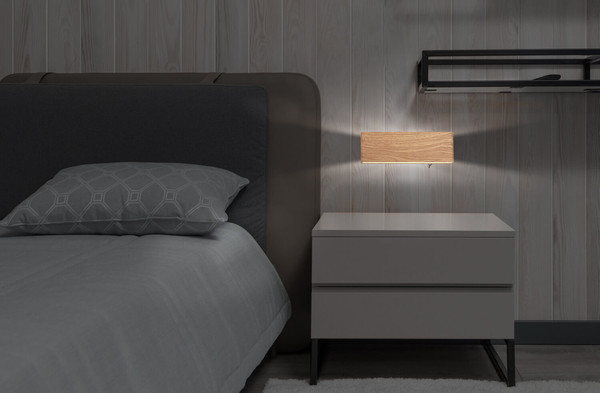 Globo Siegfried LED Wandleuchte 8W Warmweiß Holzoptik, Metall 8cm 41751W-8