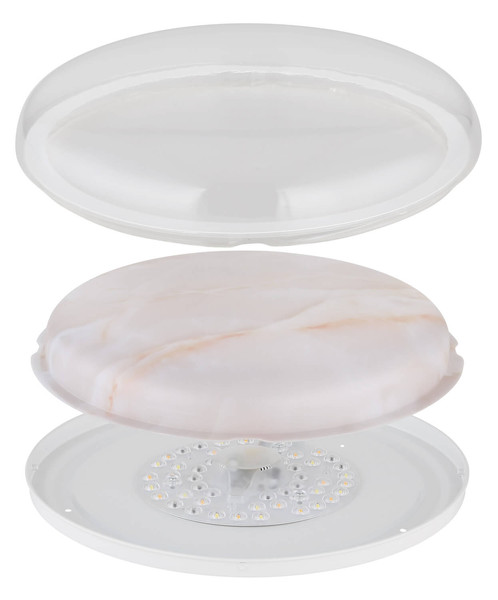 Globo Tyrone LED Deckenleuchte 24W CCT Weiß, Metall Memoryfunktion Ø38,5cm 41779-24