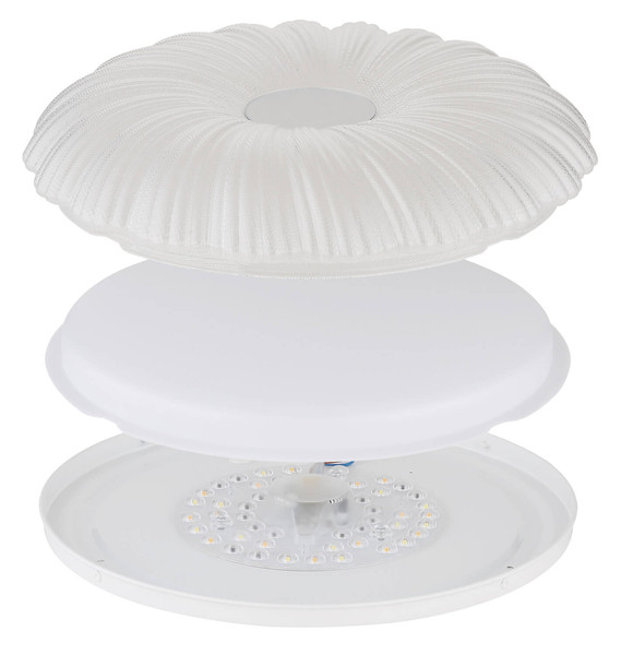 Globo Cavendish LED Deckenleuchte 24W CCT Weiß, Metall Memoryfunktion Ø38cm 41783-24