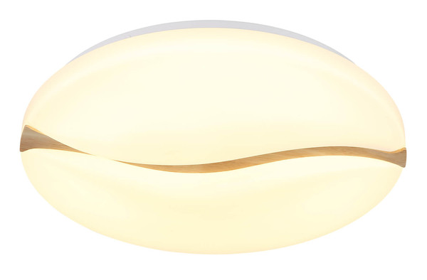 Globo Leticia LED Deckenleuchte 24W CCT Weiß, Metall Memoryfunktion Ø33cm 41790-18