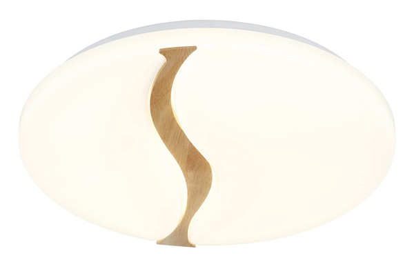 Globo Leticia LED Deckenleuchte 24W CCT Weiß, Metall Memoryfunktion Ø33cm 41790-18