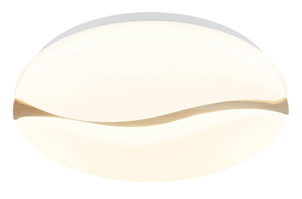 Globo Leticia LED Deckenleuchte 24W CCT Weiß, Metall Memoryfunktion Ø39cm 41790-20