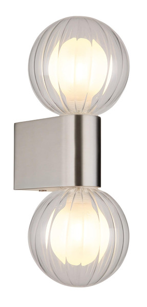 Globo Ander G9 Wandleuchte 2-fach 10W IP44 Matt, Aluminium Druckguss Ø10cm 41928-2N