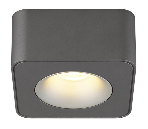 Globo Hangarau LED LED Strahler 6,50W Warmweiß Grau Dunkel, Aluminium 5,5cm 43100-1