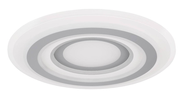 Globo LED Deckenleuchte Sabatino 46W dimmbar Fernbedienung CCT warm-/tageslichtweiss Weiß anthrazit Metall Ø50cm