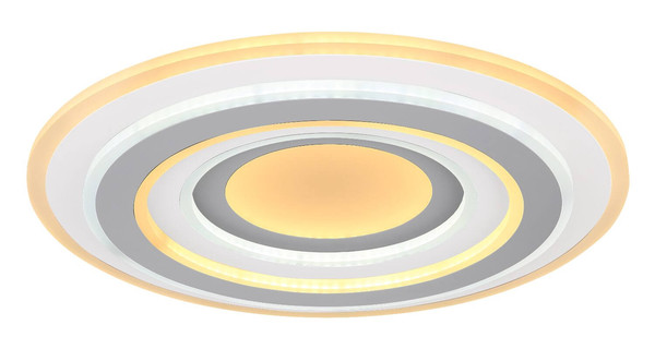Globo LED Deckenleuchte Sabatino 46W dimmbar Fernbedienung CCT warm-/tageslichtweiss Weiß anthrazit Metall Ø50cm