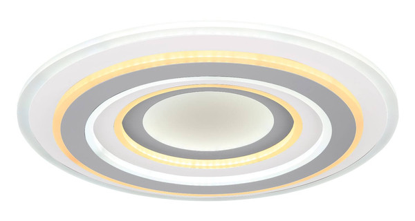 Globo LED Deckenleuchte Sabatino 46W dimmbar Fernbedienung CCT warm-/tageslichtweiss Weiß anthrazit Metall Ø50cm