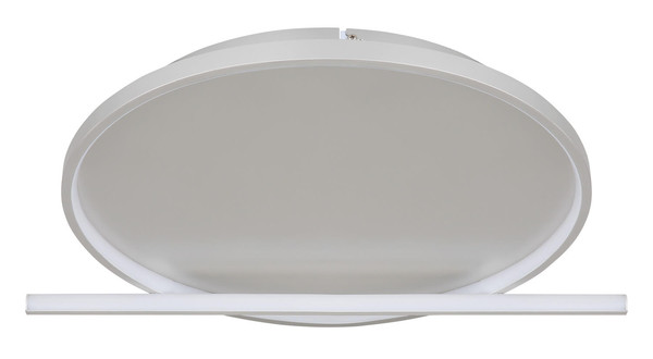 Globo Ronda LED Deckenleuchte 50W CCT Nickel Matt, Aluminium Fernbedienung Nachtlicht Memoryfunktion Ø48cm 48024-50