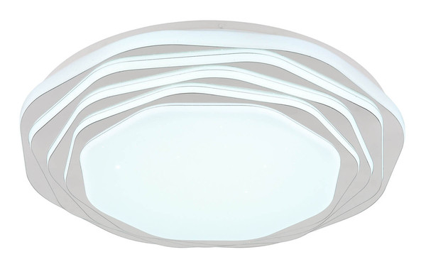 Globo Flordelis LED Deckenleuchte 36W CCT Weiß Matt, Metall Memoryfunktion Ø48cm 48036-36