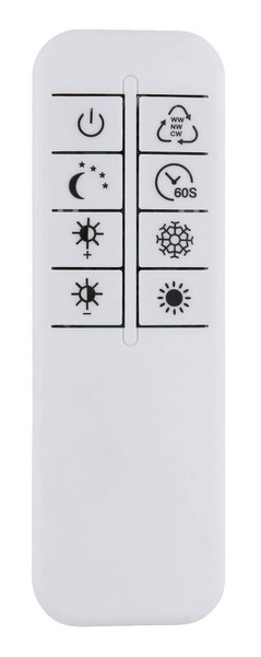 Globo LED Deckenleuchte Jayden 40W dimmbar Fernbedienung CCT warm-/tageslichtweiss Weiß matt klar Metall Kunststoffkristalle Ø45cm
