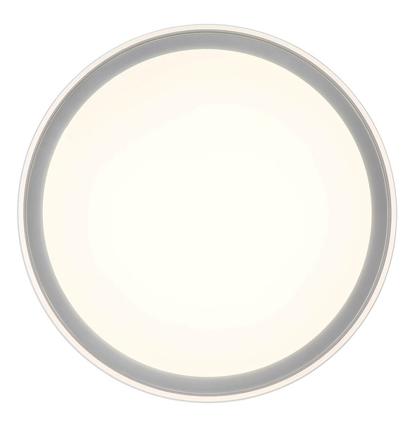 Globo LED Deckenleuchte Janice RGBW LED 48W dimmbar Fernbedienung CCT warm-/neutral-/tageslichtweiss Weiß matt silber Metall Ø50cm