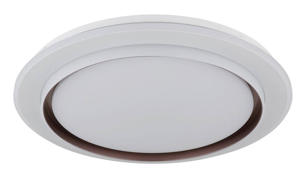 Globo LED Deckenleuchte Janice RGBW LED 48W dimmbar Fernbedienung CCT warm-/neutral-/tageslichtweiss Weiß matt Metall Ø49cm