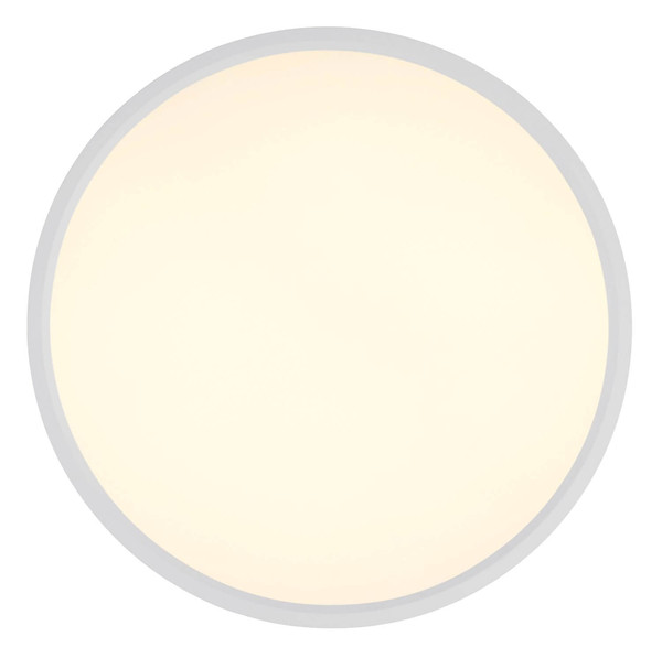Globo LED Deckenleuchte Jess 57W dimmbar Fernbedienung CCT extra-warm-/tageslichtweiss Weiß matt Metall Ø39cm
