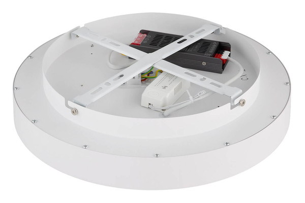 Globo LED Deckenleuchte Jess 57W dimmbar Fernbedienung CCT extra-warm-/tageslichtweiss Weiß matt Metall Ø39cm