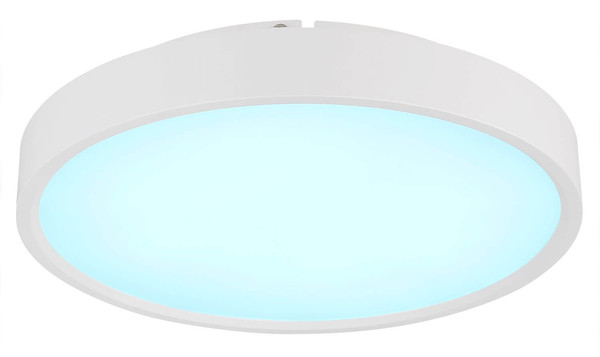 Globo LED Deckenleuchte Jess 57W dimmbar Fernbedienung CCT extra-warm-/tageslichtweiss Weiß matt Metall Ø39cm